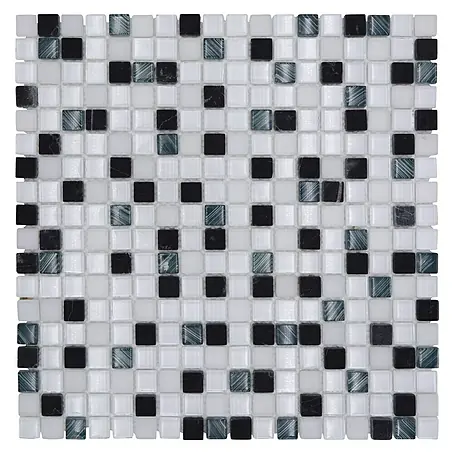 Mosaikfliese Quadrat Crystal Mix XCM M740