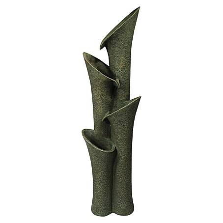 Ubbink AcquaArte Gartenbrunnen Montreux (23,5 x 25 x 86 cm, Kunststoff, Grau)