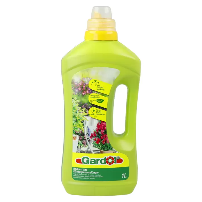 Gardol Kübelpflanzendünger - 1 l, Max. ausreichend für Flüssigkeitsmenge: 250 l