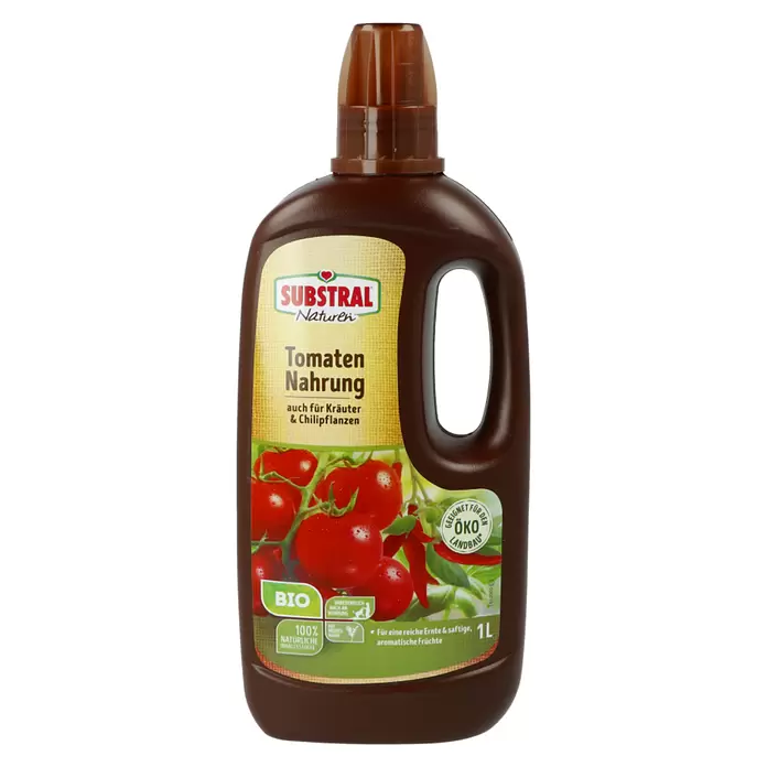 Substral Bio-Tomaten- & Kräuternahrung - 1 l, Max. ausreichend für Flüssigkeitsmenge: 140 l