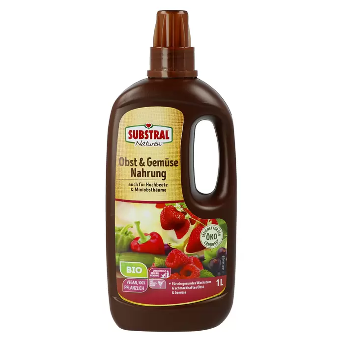 Substral Naturen Obst- & Gemüsenahrung - 1 l, Max. ausreichend für Flüssigkeitsmenge: 140 l