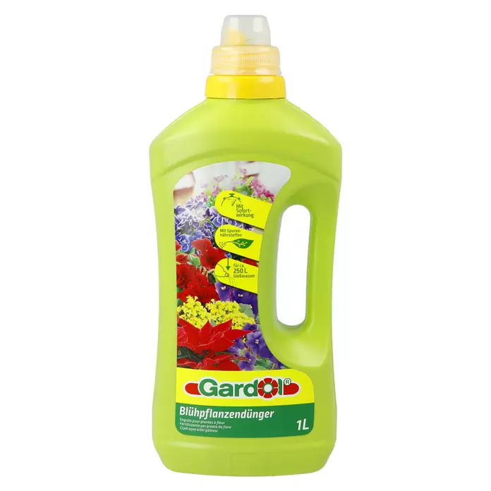 Gardol Blühpflanzendünger - 1 l, Max. ausreichend für Flüssigkeitsmenge: 250 l