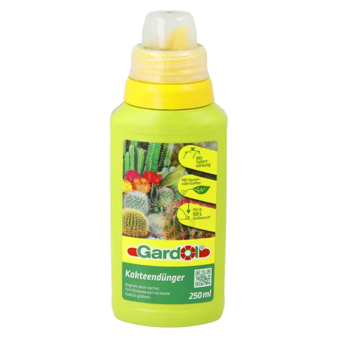 Gardol Kakteendünger - 250 ml, Max. ausreichend für Flüssigkeitsmenge: 50 l