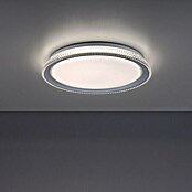 Just Light LED-Deckenleuchte rund (24 W, Ø x H: 40 x 7,4 cm, Silber, Tageslichtweiß) | BAUHAUS