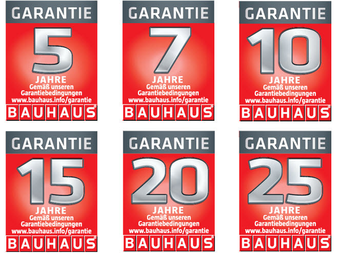 Die BAUHAUS Garantien