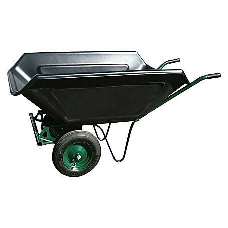 Bauschubkarre Gardenline (Anzahl Rollen: 2 Stk., 250 l, Pulverbeschichtet)