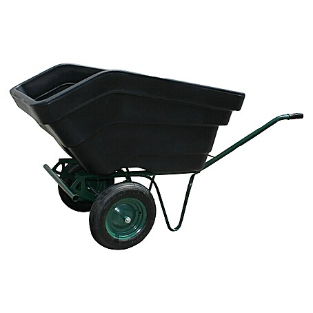 Bauschubkarre Gardenline (Anzahl Rollen: 2 Stk., 300 l, Pulverbeschichtet)