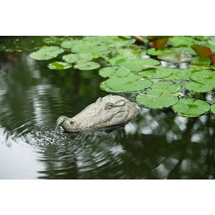 Ubbink Wasserspeier Krokodil16 x 34 x 10 cm Mood Shot