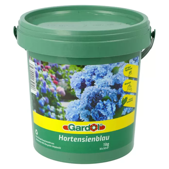 Gardol Hortensienblau - 1 kg, Max. Anwendungsfläche: 50 m²