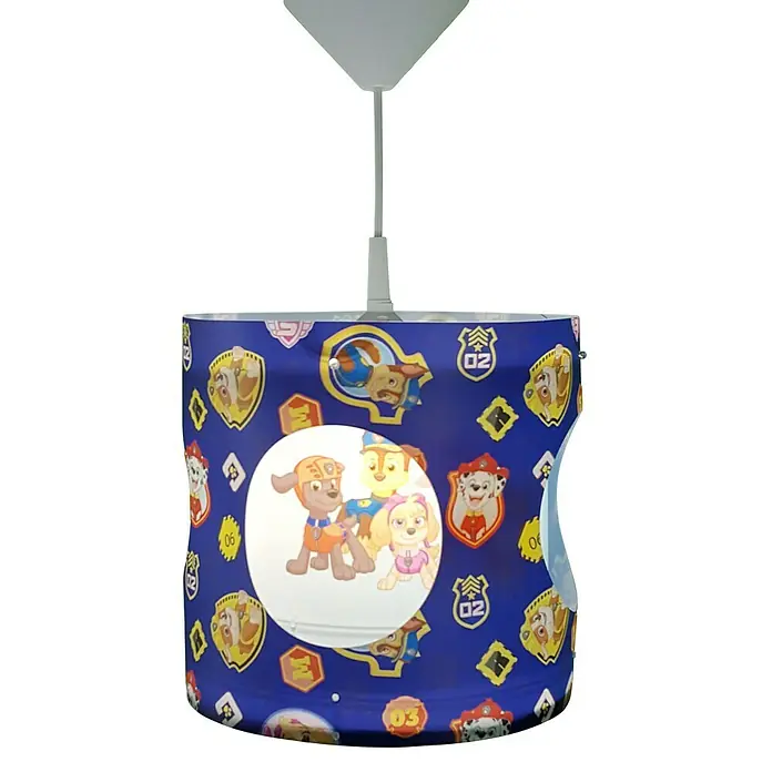 Niermann Pendelleuchte rund Paw Patrol - 60 W, Mehrfarbig, E27 - Hängelampe für Kinder mit Paw Patrol-Design. Die Lampe sorgt für eine tolle Atmosphäre im Kinderzimmer.