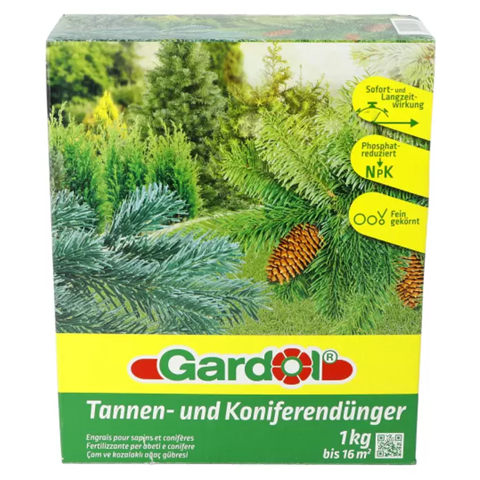 Gardol Tannen- & Koniferendünger - 1 kg, Max. Anwendungsfläche: 16 m²
