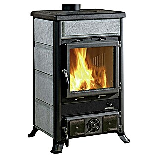 La Nordica Kaminofen Rosella R1 (11 W, Raumheizvermögen: 252 m³, Schwarz/Serpentino)