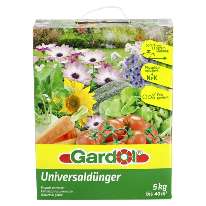 Gardol Universaldünger - 5 kg, Max. Anwendungsfläche: 40 m²