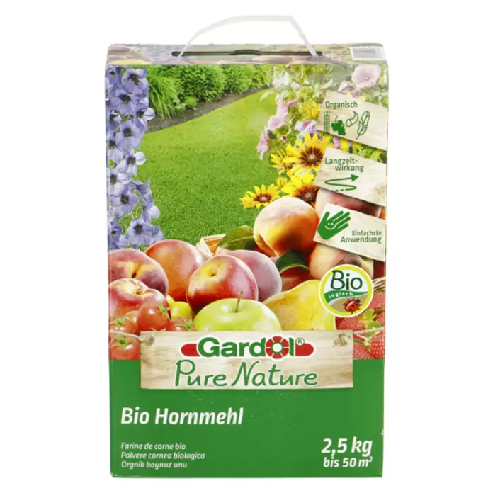 Gardol Pure Nature Hornprodukt - 2,5 kg, Max. Anwendungsfläche: 50 m²