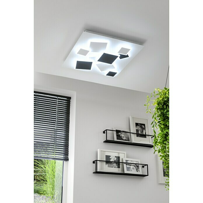 Lavida LED-Deckenleuchte (50 W, L x B x H: 50 x 50 x 6,5 cm, Weiß, Warmweiß) | BAUHAUS