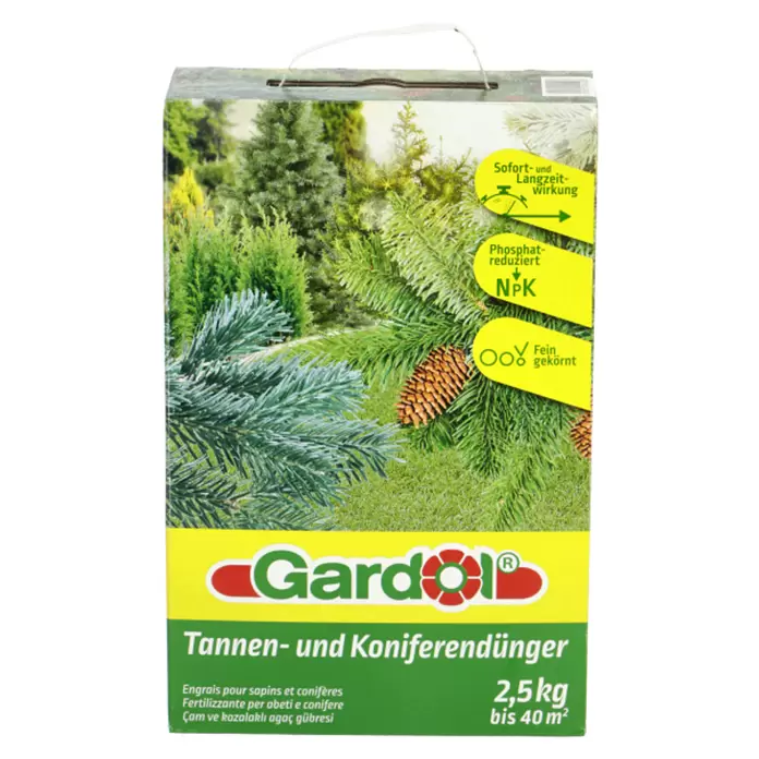 Gardol Tannen- & Koniferendünger - 2,5 kg, Max. Anwendungsfläche: 40 m²