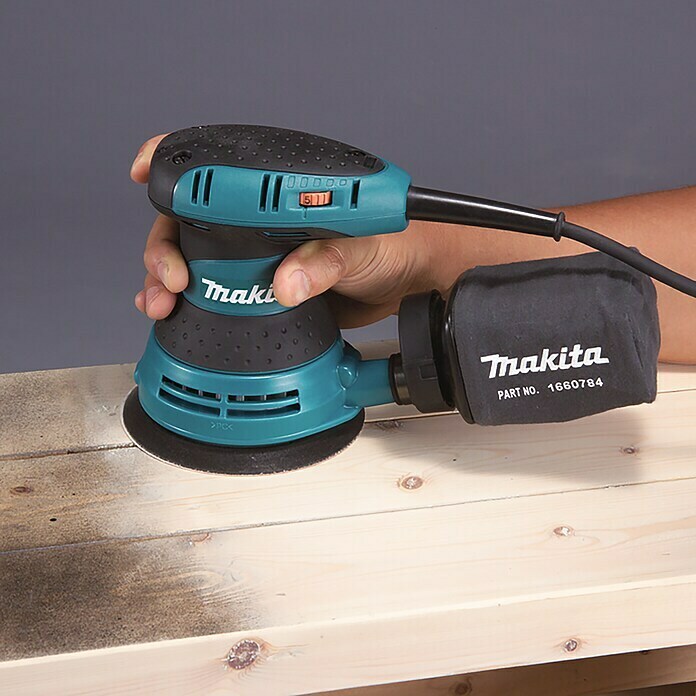 Makita Exzenterschleifer BO5031J300 W, Durchmesser Schleifteller: 125 mm Use Shot