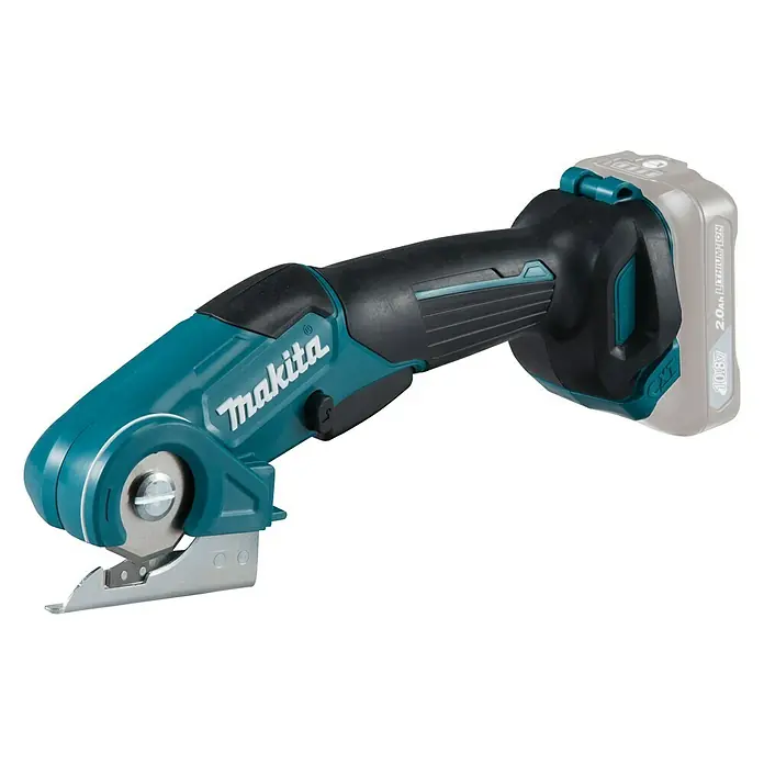 Makita CXT 12V max. Cortador universal de batería CP100DZ - 12 V, Sin batería, Profundidad máx. de corte: 6 mm - Aquí está la cizalla eléctrica inalámbrica Makita CP100DZ, una herramienta compacta y potente diseñada para cortar chapa metálica.