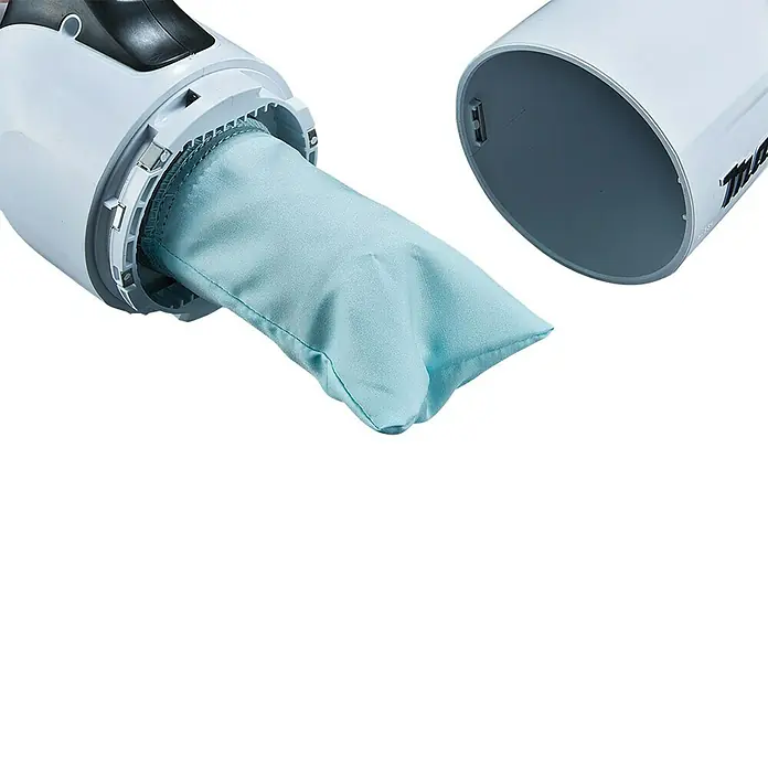 Makita LXT 18V Akku-Staubsauger DCL181FZW - 18 V, Ohne Akku - Staubbeutel für den Makita Staubsauger, ideal für die effiziente Reinigung von Oberflächen. Er ist einfach zu installieren und zu reinigen.