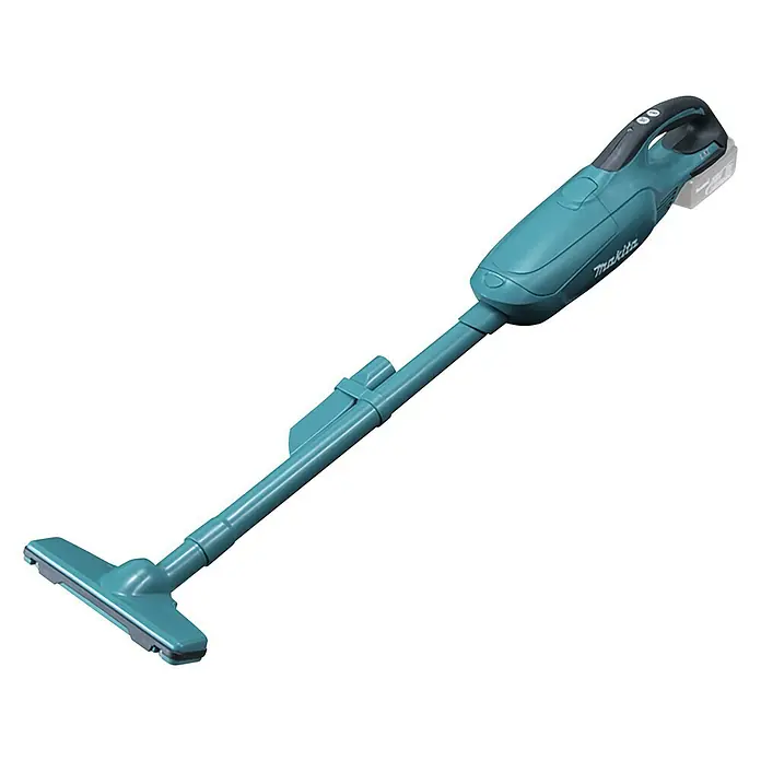 Makita LXT 18V Akku-Staubsauger DCL182Z - 18 V, Ohne Akku - Makita CL106D Akku-Staubsauger in Türkis. Ein kompakter, kabelloser Sauger für schnelle Reinigungsarbeiten mit ausgezeichneter Saugleistung.