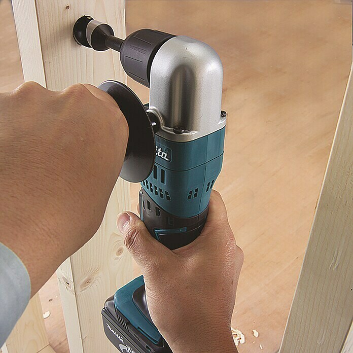 Makita Akku-Winkelbohrmaschine DDA351Z18 V, Ohne Akku, Leerlaufdrehzahl: 0 U/min - 1.800 U/min Use Shot