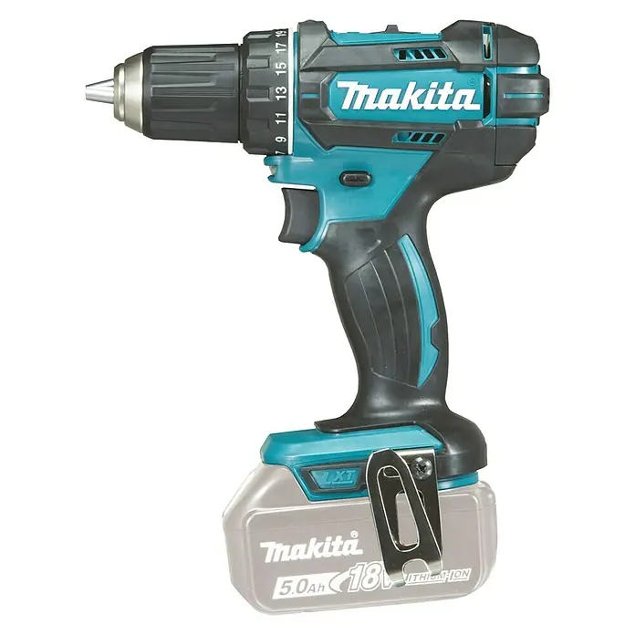 Makita LXT 18V Akku-Bohrschrauber DDF482Z + Artikelnr. 33855482 hinzufügen* - 18 V, Ohne Akku - Abbildung eines Makita Akku-Bohrschraubers, ein hochwertiges Elektrowerkzeug für Bohr- und Schraubarbeiten mit hoher Leistung und langer Lebensdauer.
