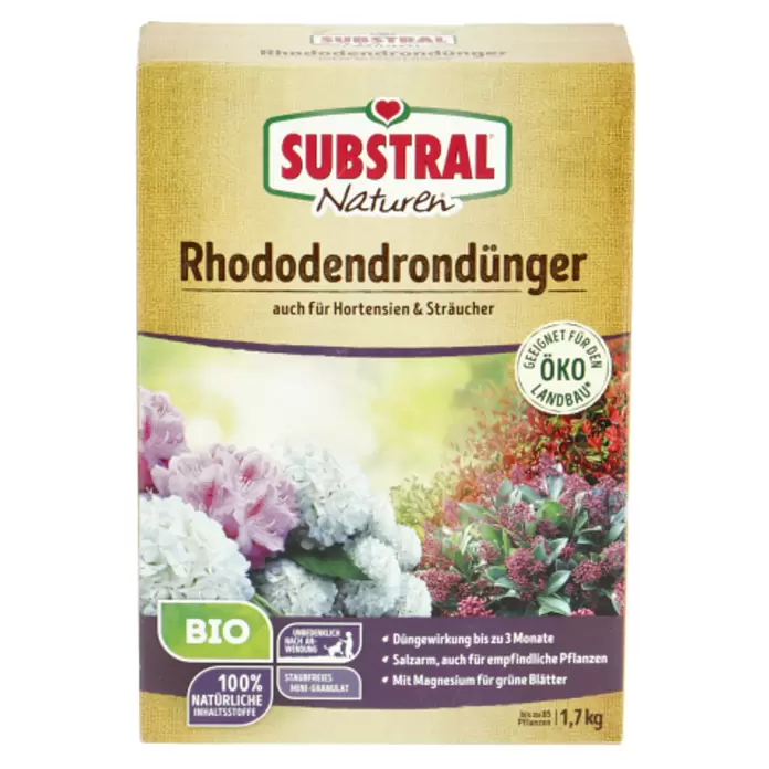 Substral Naturen Rhododendrondünger - 1,7 kg, Passend für: 34 Pflanzen