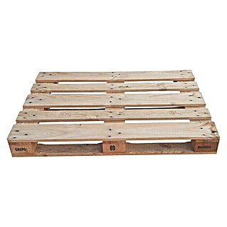 BHS Madrid Palet industrial Europeo (L x An: 120 x 80 cm, Transporte de cargas pesadas)