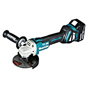 Makita Amoladora angular de batería (18 V, 2 baterías, 5 Ah, Diámetro disco: 125 mm)