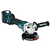 Makita Amoladora angular de batería (18 V, 2 baterías, 5 Ah, Diámetro disco: 125 mm)