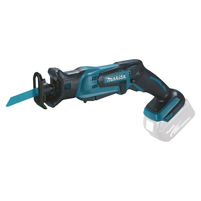 Makita Caladora de batería (18 V, Sin batería, Número de carreras marcha en vacío: 0 - 3.000 carreras/min)