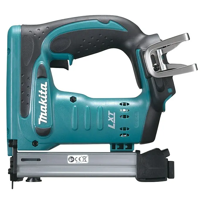 Makita LXT 18V Akku-Tacker DST221Z - 18 V, Ohne Akku - Makita Akku-Nagelpistole, ein leistungsstarkes Werkzeug für präzises und schnelles Nageln. Ideal für Profis und Heimwerker.