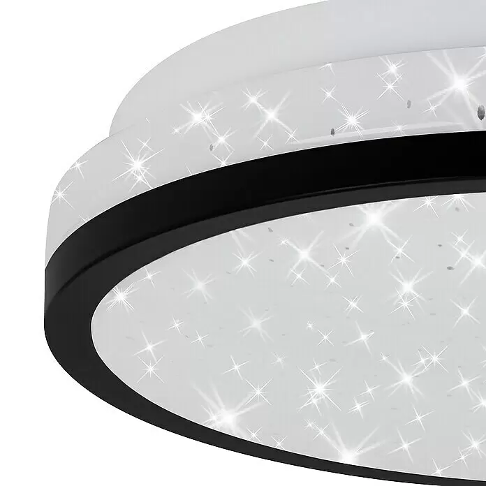 Tween Light LED-Deckenleuchte rund - 10 W, Weiß/Schwarz, Warmweiß - Detailaufnahme
