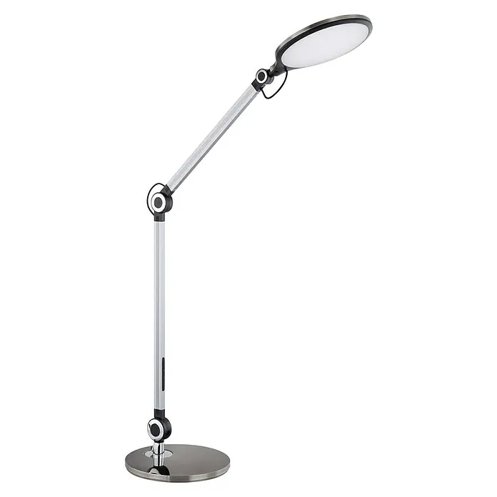 Globo LED-Tischleuchte - 9 W, L x B x H: 22,5 x 7,5 x 57,5 cm, Schwarz, Kaltweiß - Elegante LED-Schreibtischleuchte mit verstellbarem Arm. Ideal für Büro oder Zuhause, bietet sie optimales Licht beim Arbeiten oder Lesen.