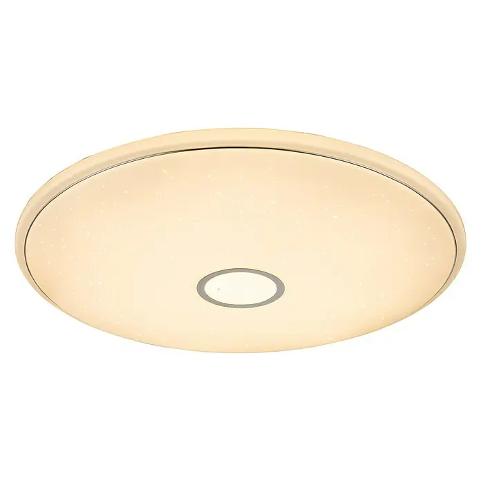 Globo Deckenleuchte rund CONNOR - 80 W, Ø x H: 78,5 x 80 cm - Elegante LED-Deckenleuchte mit Sterneneffekt. Perfekt für moderne Wohnräume und bietet eine angenehme, gleichmäßige Ausleuchtung.