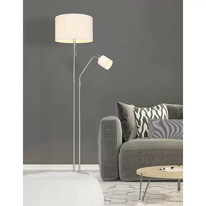 Globo Ava Stehleuchte AVA - 40 W, Ø x H: 400 mm x 33 cm, E27, 1 Stk. - Stimmungsaufnahme