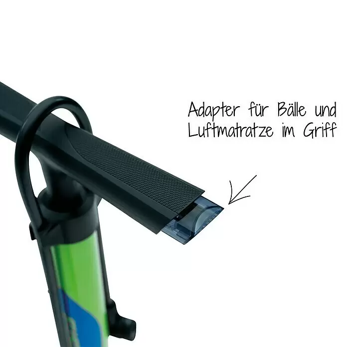 Fischer Standpumpe Plus Volume - Adapter für alle Ventile, 5,5 bar - Anwendungsbeispiel