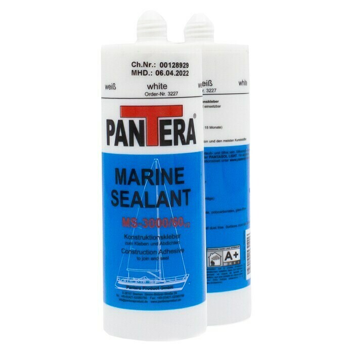 Pantera Konstruktionskleber MARINE SEALANT MS-3000/60 V2150 ml, Weiß Front View