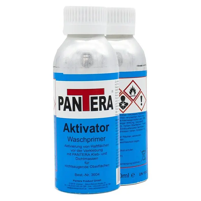 Pantera Aktivator - 250 ml - Zwei Flaschen Pantera Aktivator Waschprimer zur Aktivierung von Haftflächen vor der Verklebung.