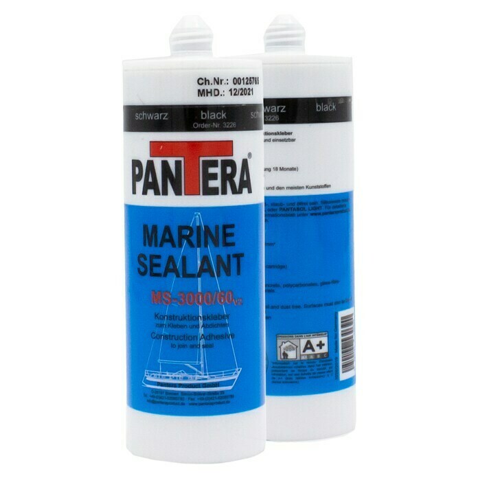 Pantera Konstruktionskleber MARINE SEALANT MS-3000/60 V2150 ml, Schwarz Front View