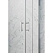 GEO Hit Pro Eckdusche B-PE240 (90 x 90 x 202,2 cm, Beschichtet, Chrom, Glasstärke: 6 mm) | BAUHAUS
