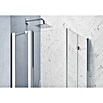GEO Hit Pro Eckdusche B-PE240 (90 x 100 x 202,2 cm, Beschichtet, Chrom, Glasstärke: 6 mm) | BAUHAUS
