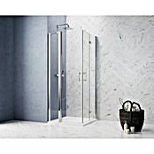 GEO Hit Pro Eckdusche B-PE240 (90 x 90 x 202,2 cm, Beschichtet, Chrom, Glasstärke: 6 mm) | BAUHAUS