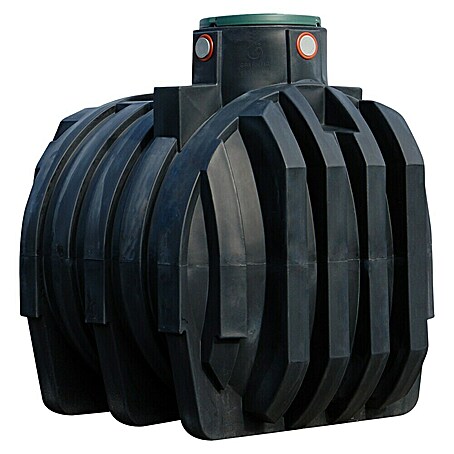 4rain Mono Zisterne Plus (Gesamt Fassungsvermögen: 6 800 l, Schwarz)