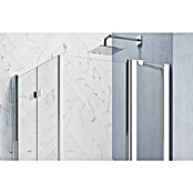 GEO Hit Pro Eckdusche B-PE420 (100 x 80 x 202,2 cm, Beschichtet, Chrom, Glasstärke: 6 mm) | BAUHAUS