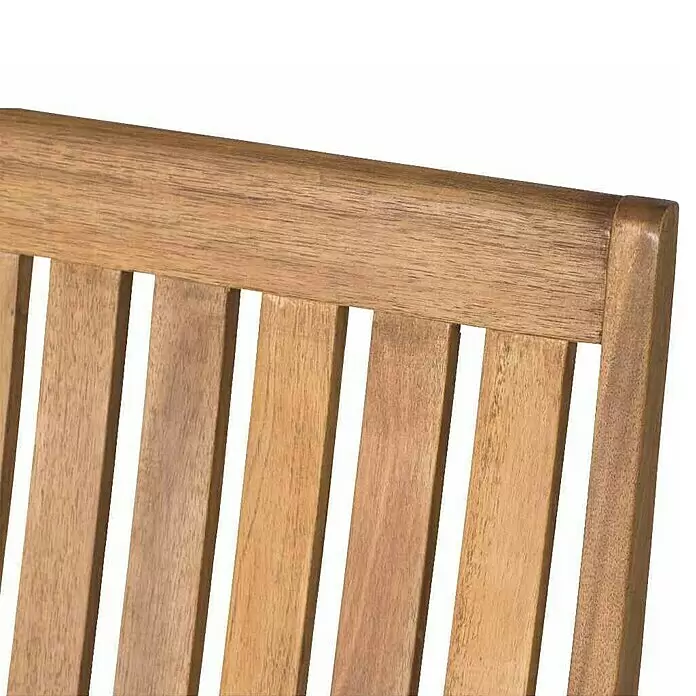 Siena Garden Gartenstuhl Paleros - Akazie, Klappbar, Naturbraun, B x T x H: 44,5 x 65 x 97 cm - Detailaufnahme