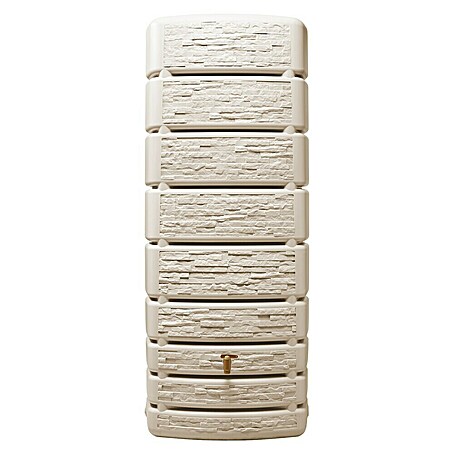 4rain Regenspeicher Slim Stone (500 l, Beige)