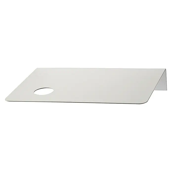 Hoopzi Wandhalter GrandL x B x H: 20 x 30 x 5 cm, Metall, Weiß - Metallpalette mit Loch für die einfache Verwendung, ideal für Künstler und Maler zur Farbmischung. Langlebiges Material für den täglichen Gebrauch.