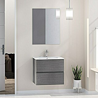 Mueble de lavabo Denver (L x An x Al: 46 x 60 x 54,5 cm, Ceniza)