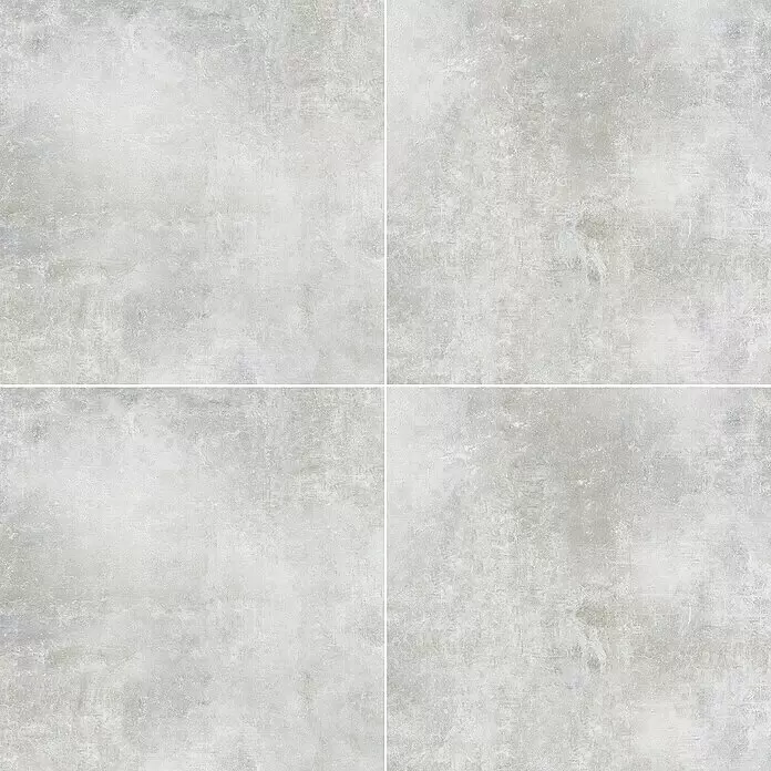 Feinsteinzeugfliese Luna Bianco - 60 x 60 cm, Weiß/Grau, Glänzend - Detailaufnahme